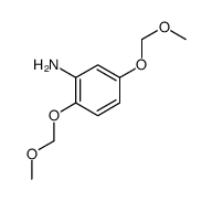 2,5-bis(methoxymethoxy)aniline Structure