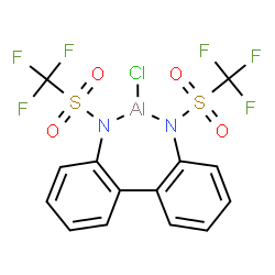 Aluminum,chloro[[[1,1-biphenyl]-2,2-diylbis[1,1,1-trifluoromethanesulfonamidato-N]](2-)]- (9CI) Structure