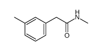 N-methyl-2-(m-tolyl)acetamide Structure