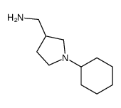 1-(1-Cyclohexyl-3-pyrrolidinyl)methanamine结构式