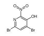 4,6-dibromo-2-nitropyridin-3-ol Structure