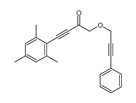 1-(3-phenylprop-2-ynoxy)-4-(2,4,6-trimethylphenyl)but-3-yn-2-one结构式