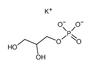 (+/-)-phosphoric acid mono-(2,3-dihydroxy-propyl ester), dipotassium-compound结构式