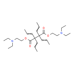 bis[2-(diethylamino)ethyl] tetrapropenylsuccinate结构式
