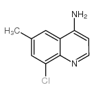 8-chloro-6-methylquinolin-4-amine Structure
