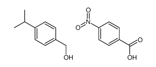 4-nitrobenzoic acid,(4-propan-2-ylphenyl)methanol Structure