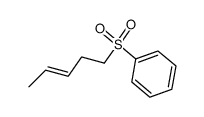 [(3-pentenyl)sulfonyl]benzene结构式