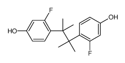3-fluoro-4-[3-(2-fluoro-4-hydroxyphenyl)-2,3-dimethylbutan-2-yl]phenol Structure