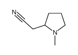 (1-Methyl-2-pyrrolidinyl)acetonitrile Structure