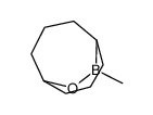 9-methyl-10-oxa-9-borabicyclo[3.3.2]decane结构式