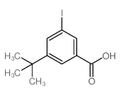 3-碘-5-叔丁基苯甲酸结构式
