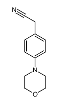 2-[4-(morpholin-4-yl)phenyl]acetonitrile结构式