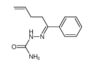 1-phenyl-pent-4-en-1-one semicarbazone结构式