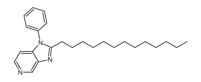 1-Phenyl-2-tridecyl-1H-imidazo[4,5-c]pyridine结构式