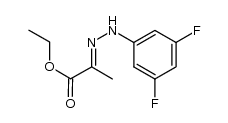 ethyl 2-(3,5-difluorophenylhydrazino)propionate Structure