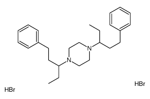 1,4-bis(1-phenylpentan-3-yl)piperazine,dihydrobromide Structure