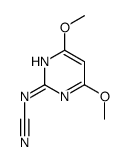 (4,6-dimethoxypyrimidin-2-yl)cyanamide结构式