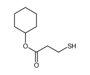 3-巯基丙酸环己酯结构式