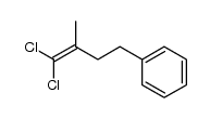 1,1-dichloro-2-methyl-4-phenylbut-1-ene Structure