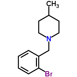 1-(2-Bromobenzyl)-4-methylpiperidine结构式