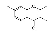 2,3,7-trimethylchromen-4-one Structure