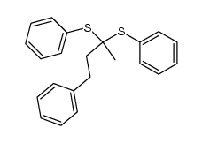 2,2-bis(phenylthio)-4-phenyl-butane Structure