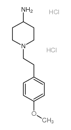 4-氨基-1-(4-甲氧基苯乙基)哌啶双盐酸盐结构式