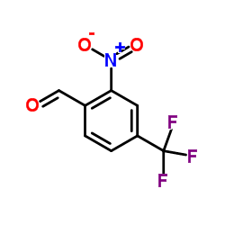 2-硝基-4-三氟甲基苯甲醛结构式
