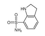 1H-Indole-7-sulfonamide,2,3-dihydro-(9CI) Structure