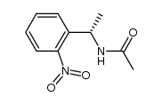 N-((S)-1-(2-nitrophenyl)ethyl)acetamide结构式