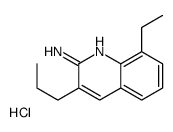 2-Amino-8-ethyl-3-propylquinoline hydrochloride Structure