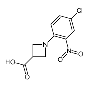 1-(4-chloro-2-nitrophenyl)azetidine-3-carboxylic acid Structure