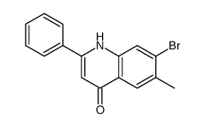 7-溴-6-甲基-2-苯基喹啉-4-醇图片