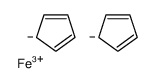 cyclopenta-1,3-diene,iron(3+) Structure