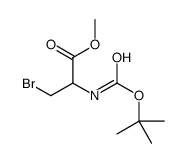 3-BROMO-2-N-BOC-AMINO-PROPIONIC ACID METHYL ESTER Structure