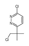 3-chloro-6-(1-chloro-2-methylpropan-2-yl)pyridazine Structure