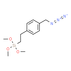 (AZIDOMETHYL)PHENETHYLTRIMETHOXYSILANE, tech-90结构式