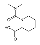 1-[(二甲基氨基)羰基]-2-哌啶羧酸结构式