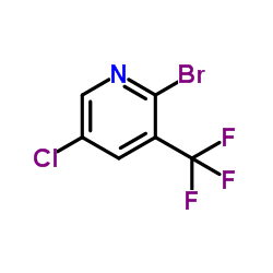 2-Bromo-5-chloro-3-(trifluoromethyl)pyridine structure