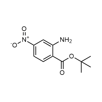 2-氨基-4-硝基苯甲酸叔丁酯结构式