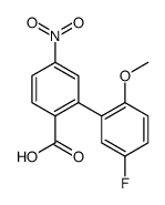 2-(5-fluoro-2-methoxyphenyl)-4-nitrobenzoic acid Structure