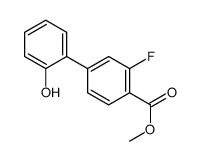 methyl 2-fluoro-4-(2-hydroxyphenyl)benzoate Structure