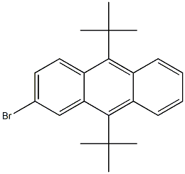 2-bromo-9,10-di-tert-butylanthracene Structure