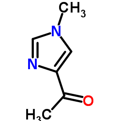 乙酮,1-(1-甲基-1H-咪唑-4-基)-(9CL)结构式