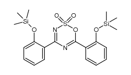 4,6-bis(2-((trimethylsilyl)oxy)phenyl)-1,2,3,5-oxathiadiazine 2,2-dioxide Structure
