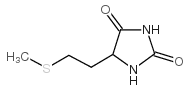 5-[2-(甲硫基)乙基]乙内酰脲结构式
