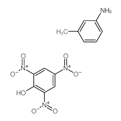 3-methylaniline; 2,4,6-trinitrophenol Structure