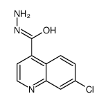 Cinchoninic acid, 7-chloro-, hydrazide (8CI) Structure