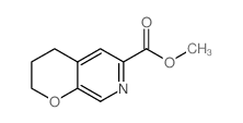 3,4-二氢-2H-吡喃并[2,3-c]吡啶-6-羧酸甲酯结构式