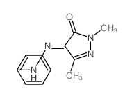 (4Z)-2,5-dimethyl-4-(phenylhydrazinylidene)pyrazol-3-one结构式